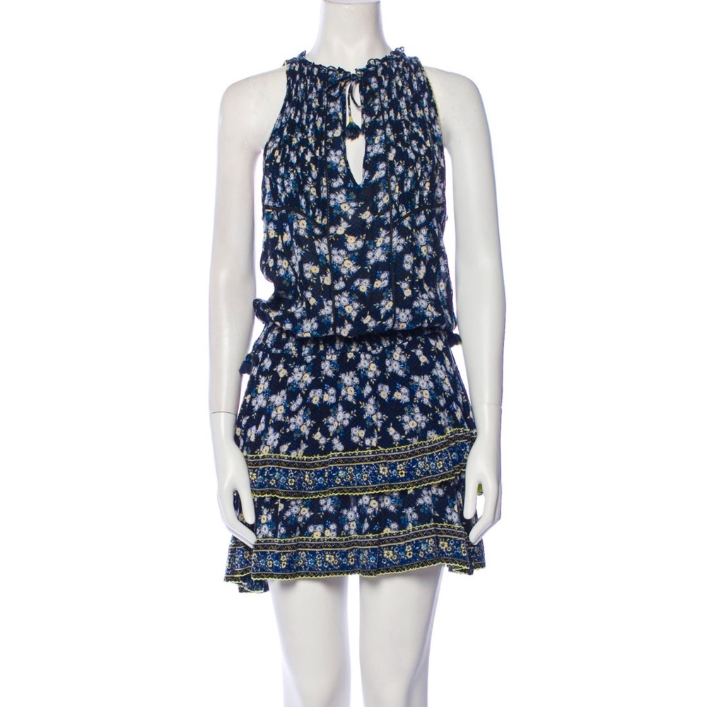 Poupette St Barth floral print mini dress